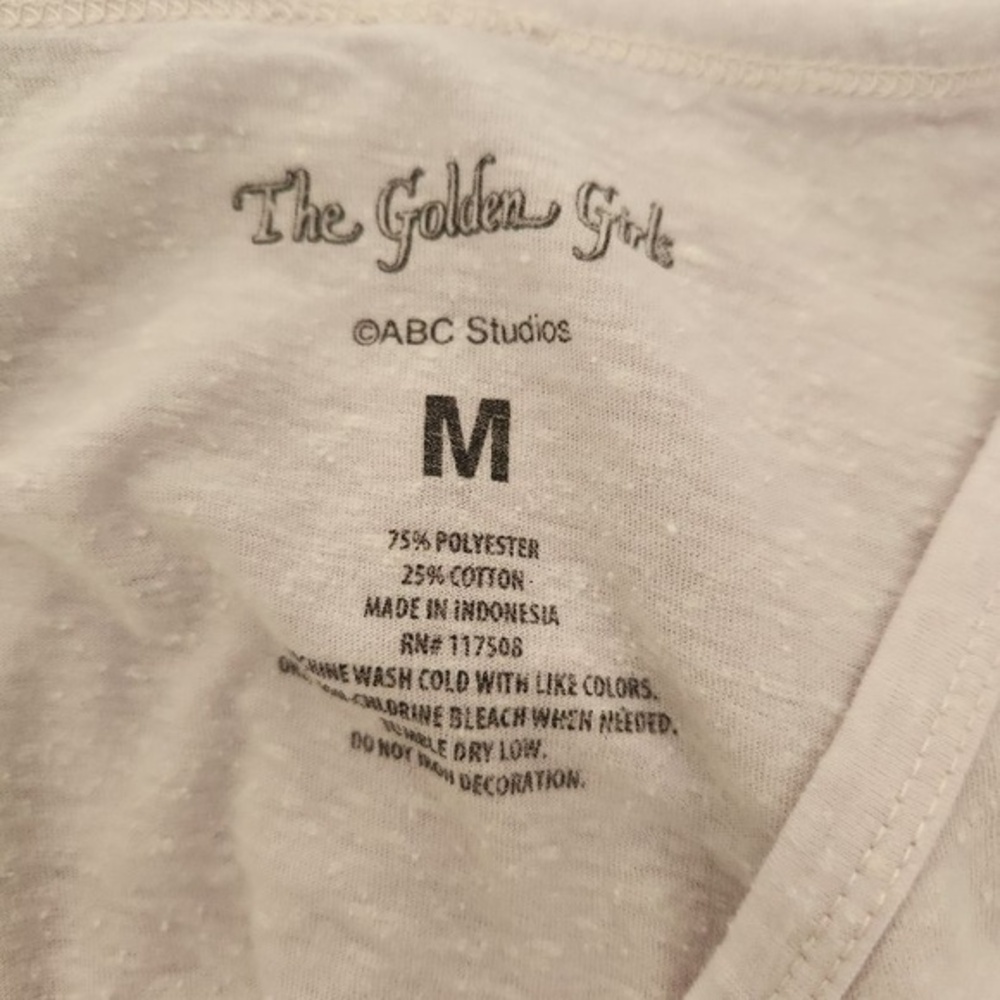 My Molly Womens T-Shirt Size M Light Purple Golden Girls Stay Golden Print Retro - Picture 5 of 8